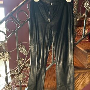 Black Leather Pants